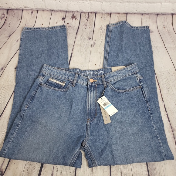 Calvin Klein Womens Straight Leg, Seinne Blue - Picture 4 of 8